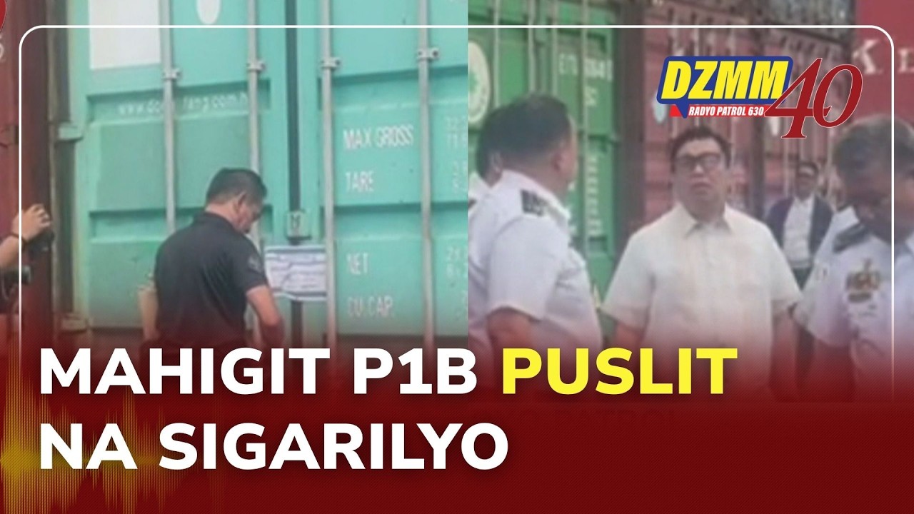 Over P1B worth of smuggled cigarettes seized at Manila port | Headline Ngayon (23 June 2026)