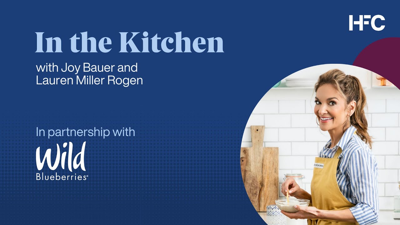 Joy Bauer and Lauren Miller Rogen cook up wild blueberry recipes!
