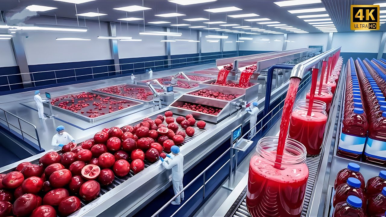 Inside an Ocean Spray Juice Plant: From Cranberry Bogs to Bottled Fruit Juice (Full Process)