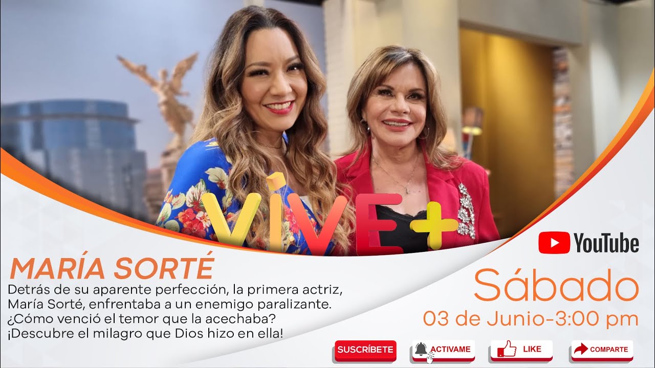 En Vivo con primera actriz: María Sorté - La vida tras su aparente perfección | Vive Más Tv