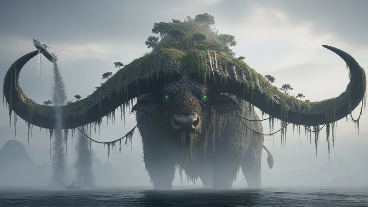 The Titan Buffalo: Monster vs Military Navy Fleet & Air Force