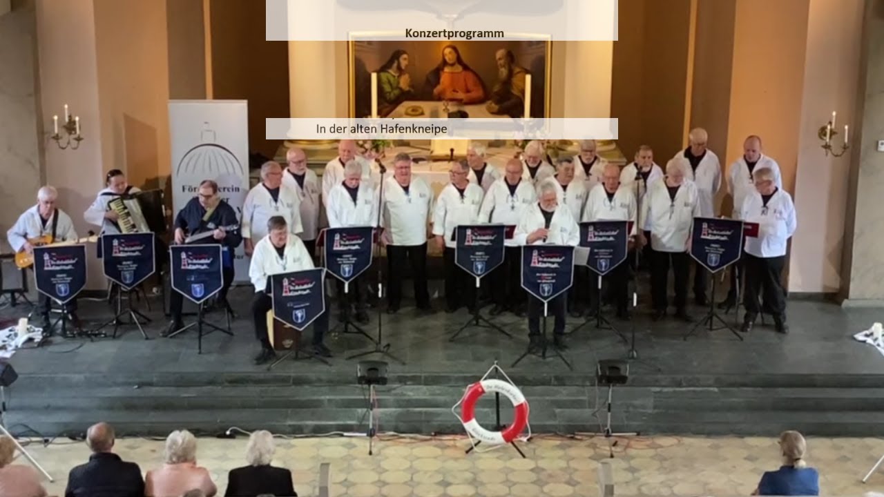 In der alten Hafenkneipe beim Shantykonzert 2024 in St. Peter zu Krempe