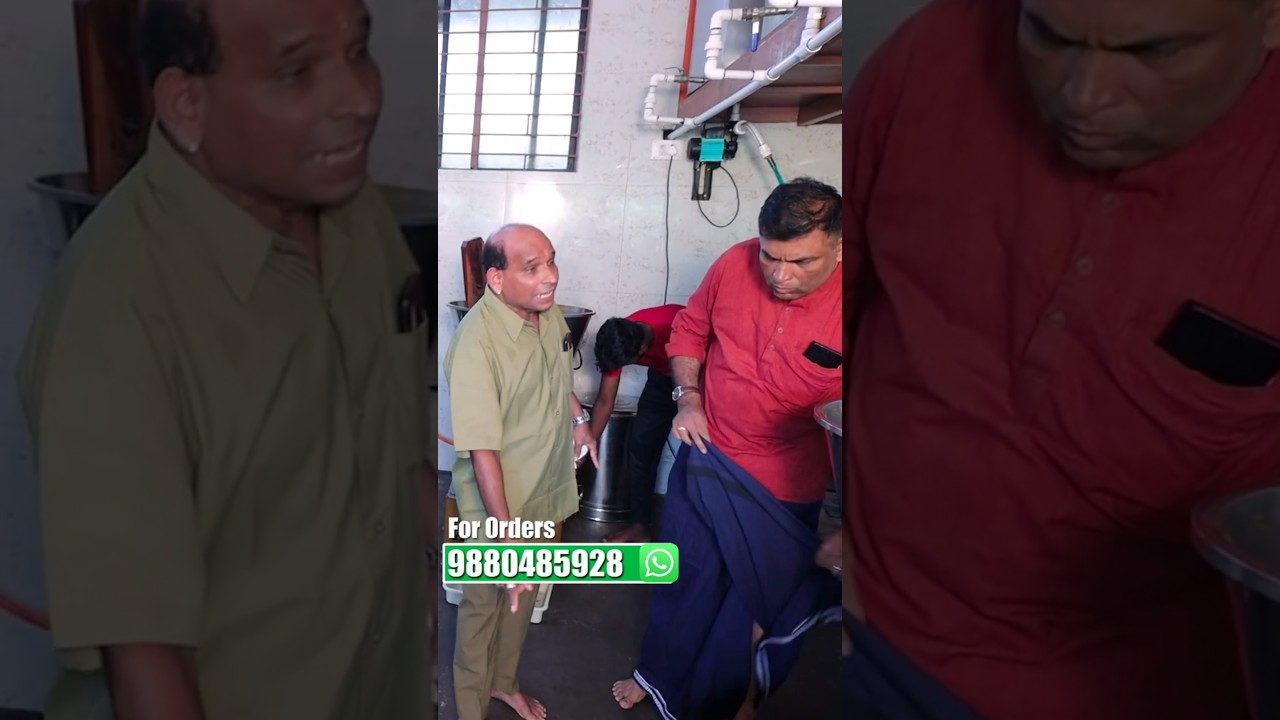 Organic coconut oil.: LIVE EXTRACT #aravindbolar #walternandalike #tulucomedy