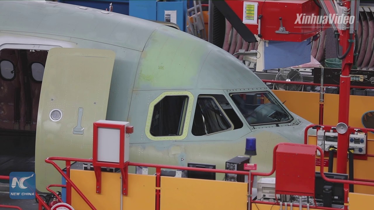 Sneak peek of Airbus' Tianjin final assembly line