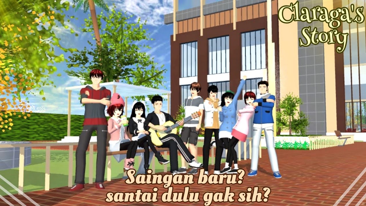 Claraga's Story #31 [ yeay coolyeah😎 ] Drama Sakura School Simulator