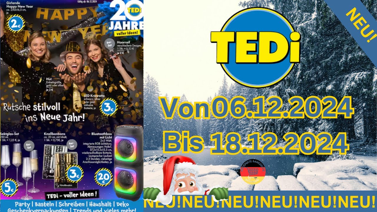TEDi Weihnachten Aktuelle Werbung &ndash; von 06.12.2024 | Aktuelle Prospekte & Angebote Deutschland 🎄🛒
