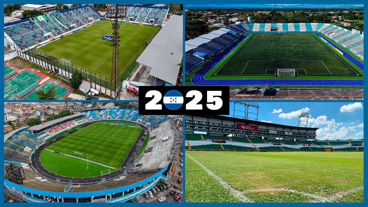 🇭🇳 TOP 10 - MEJORES ESTADIOS DE HONDURAS (2025) 🇭🇳