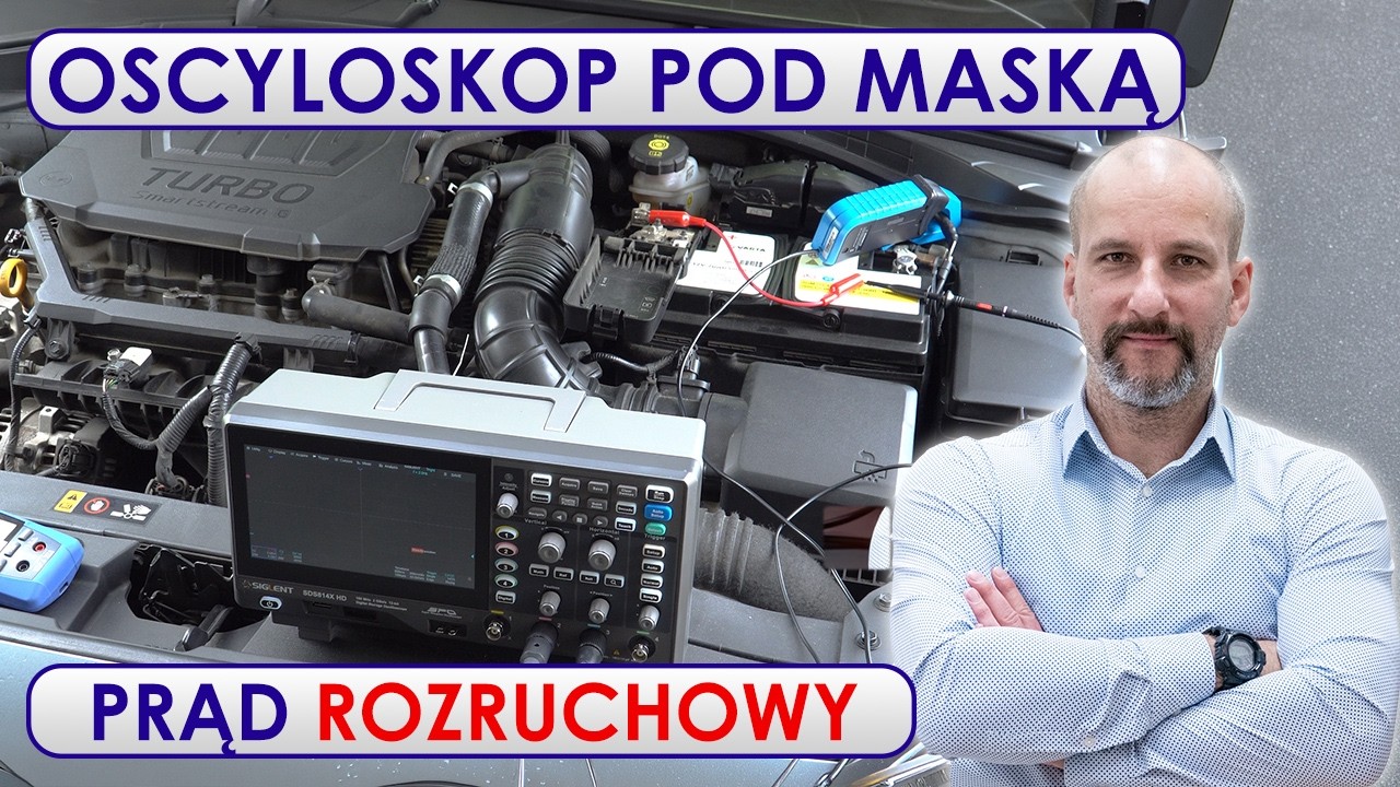 Metrologia: Oscyloskop pod maską: akumulator samochodowy i pomiar prądu rozruchowego. Piotr Burnos