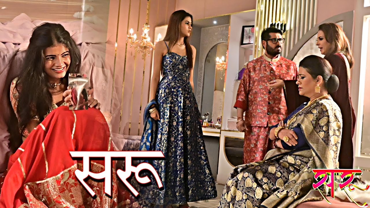 Saru On Location • SARU ने नशे में दिखाया Saroja का PHOTO हो गई Kamini गुस्सा 🤬#zeetv#saru #Bts