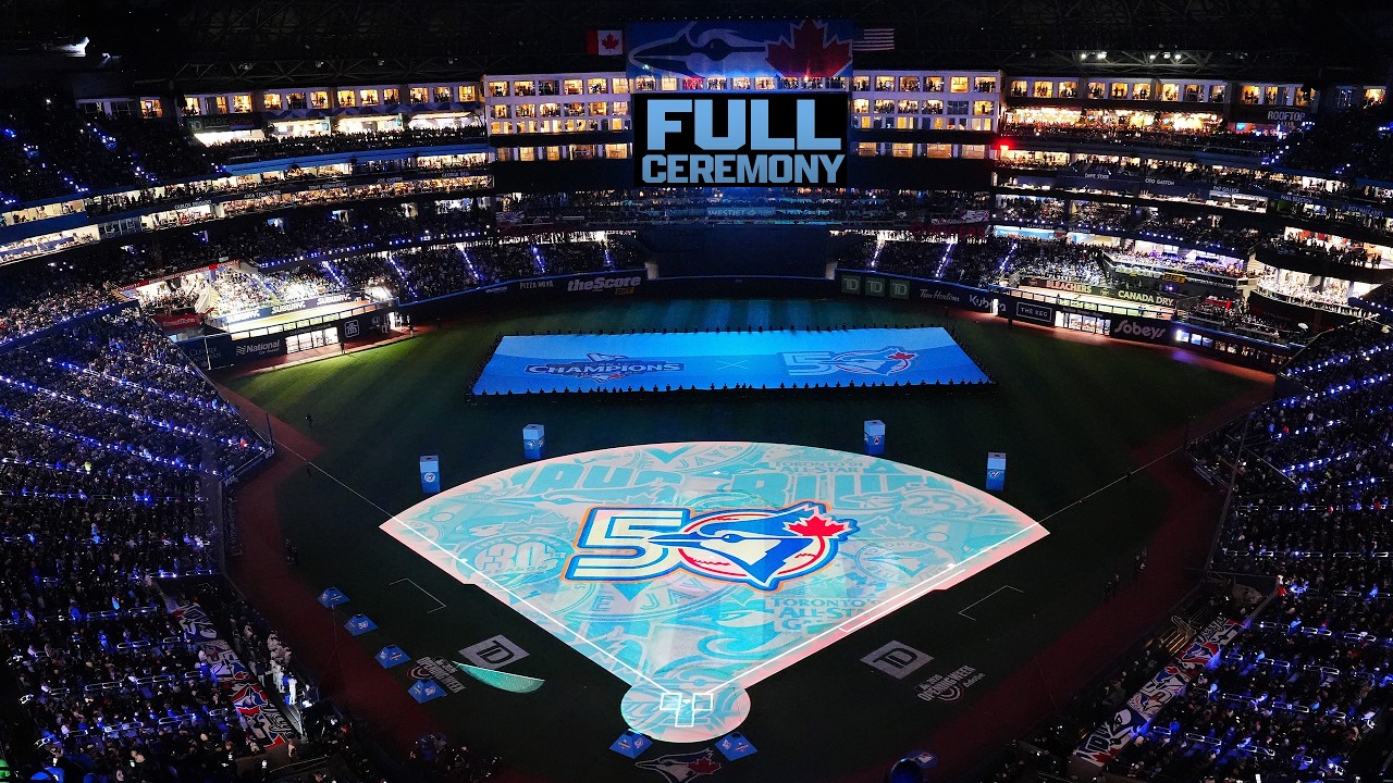 Торонто отмечает 50-летие бейсбольной команды Blue Jays и формирование команды к 2025 году гранди...