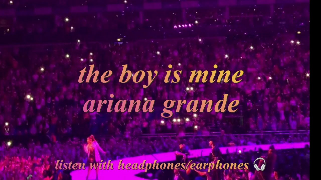 the boy is mine in an empty arena