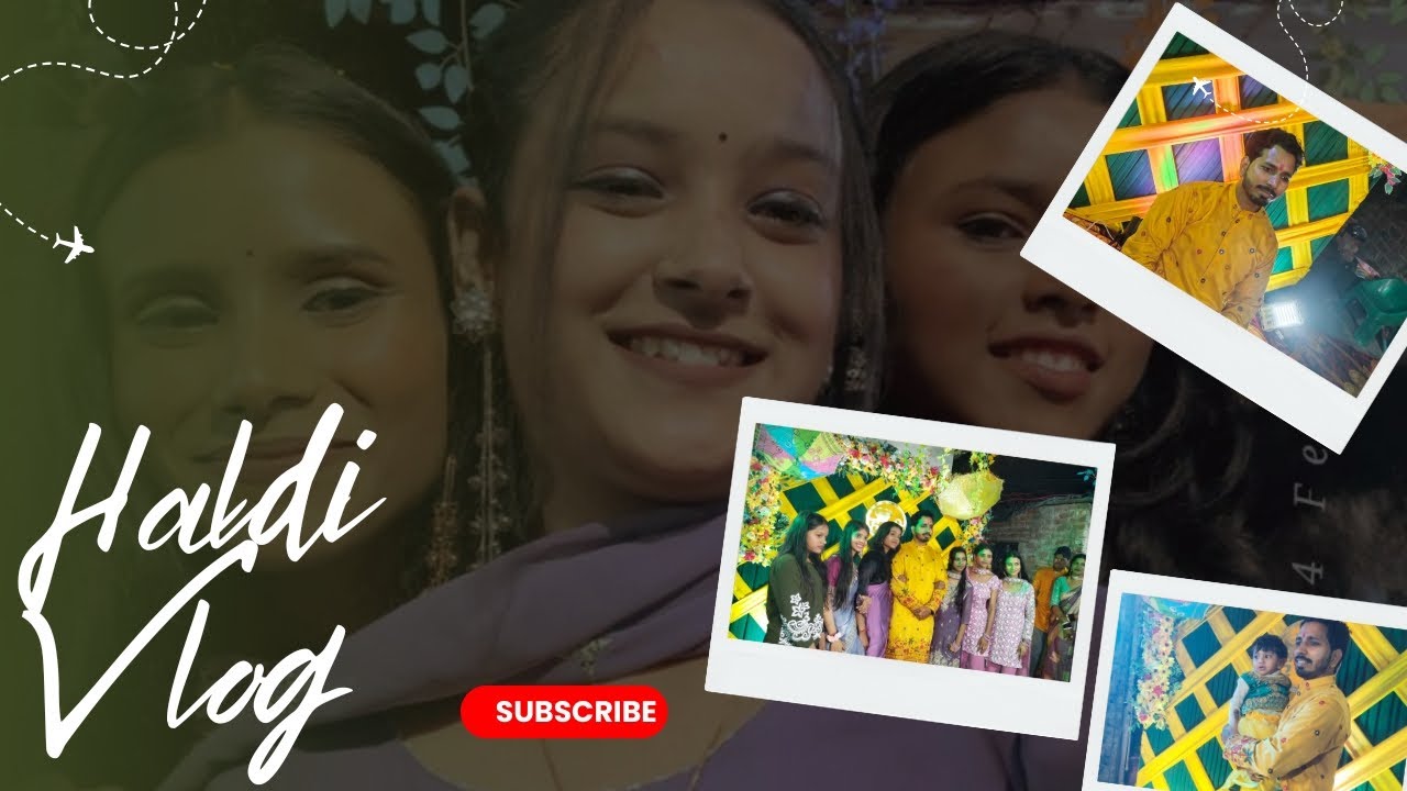 04-02-26 Haldi vlog #dailyvlog #haldi #youtubevideo #wedding #vlog 