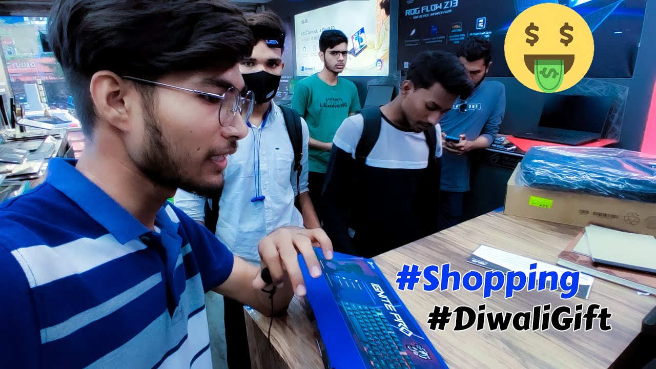 Buy new laptop 🤩 at Asus Store Bilaspur | Diwali Gift 2022 | Diwali Vlog | VT Bsp Vlogs