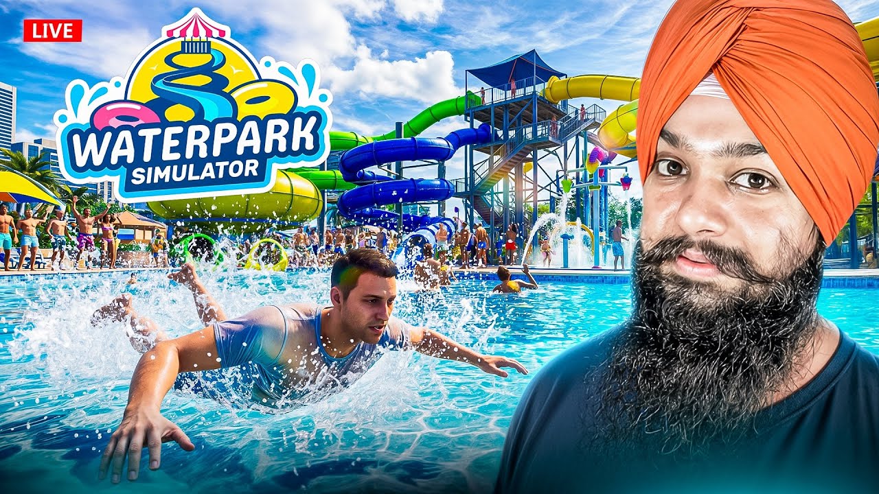 Water Park Simulator Part - 6 | Building the Ultimate Water Park 💦 | Live Gameplay