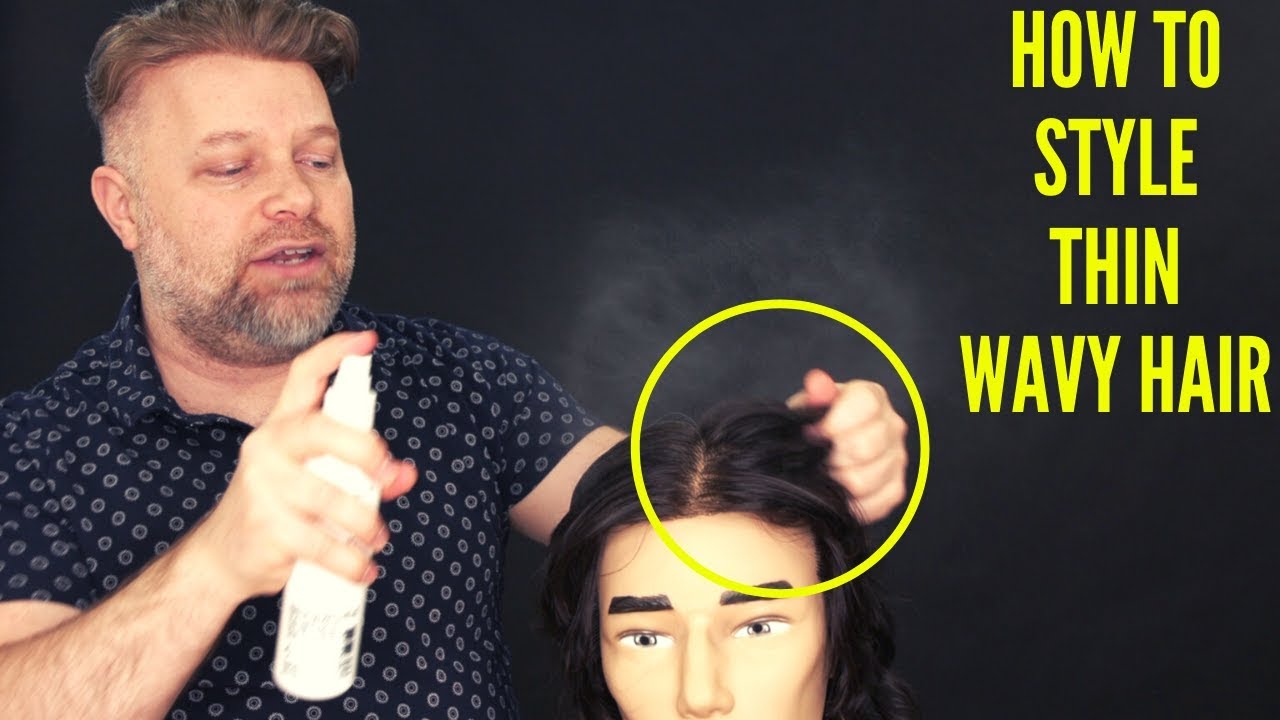 Как уложить тонкие волнистые волосы — TheSalonGuy