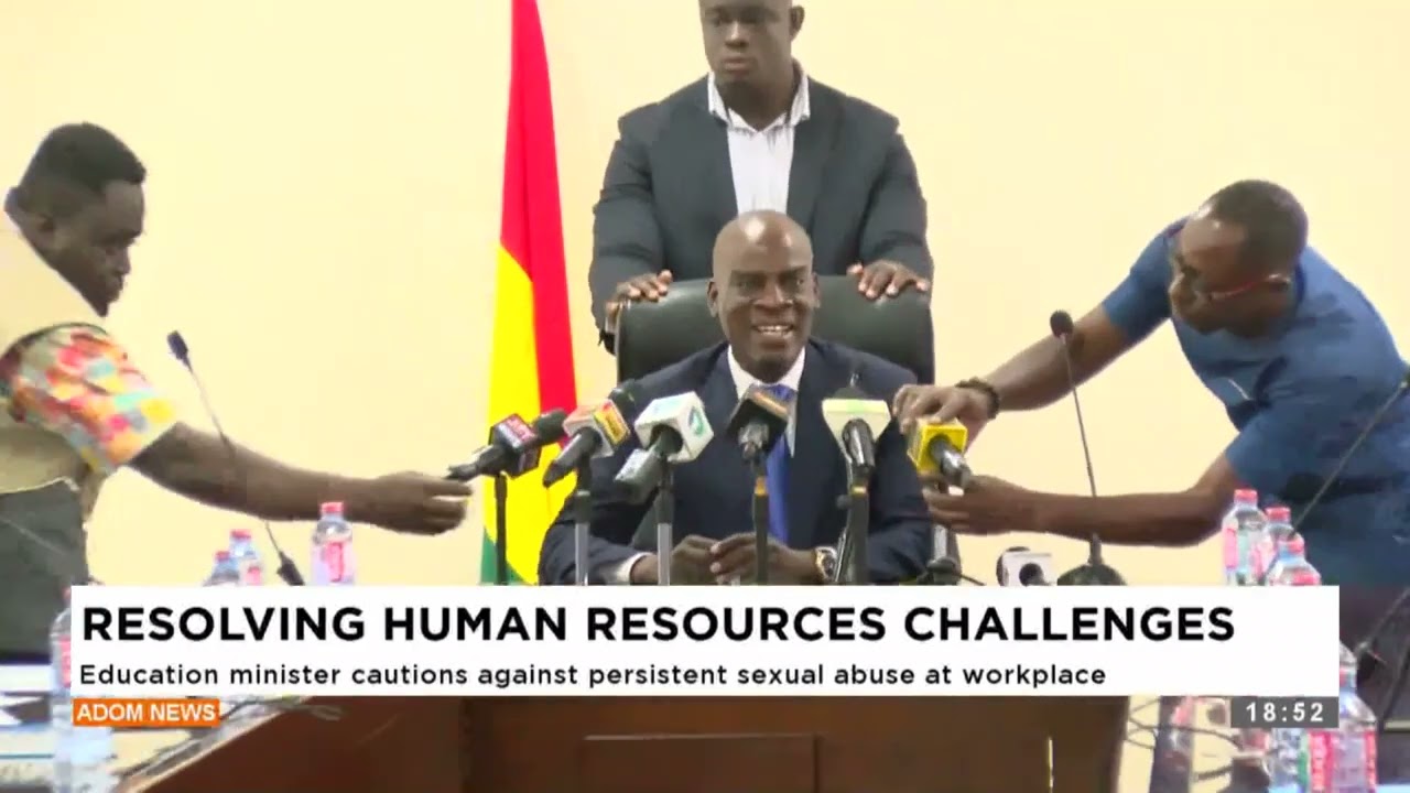 Resolving Human Resource: Education minister cautions against persistent sexual abuse at workspace.