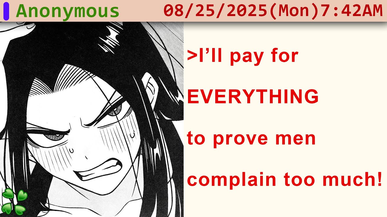 Feminist Pays For EVERYTHING To Dismantle ‘Patriarchy’ & Finally Understands Men’s Financial Burden