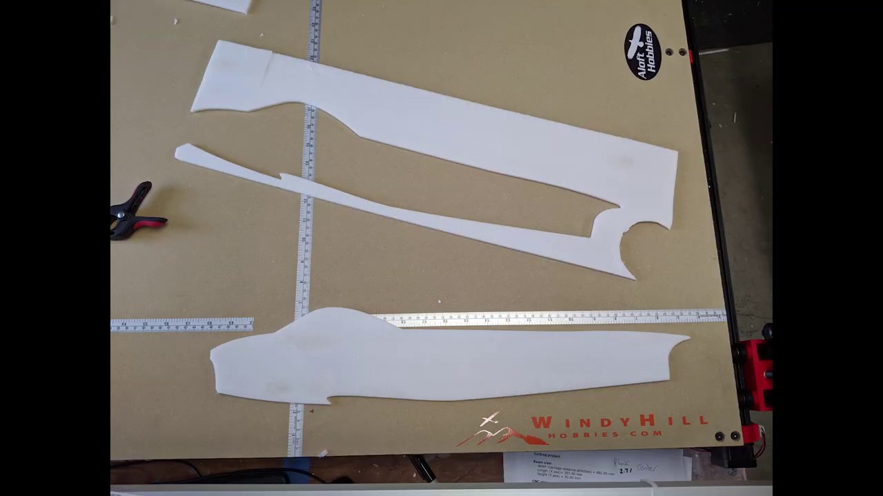 #devFoam LE test cut - #windyhillhobbies.com