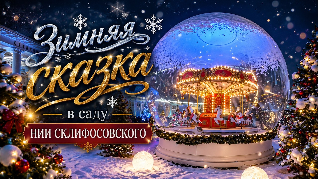 Зимняя сказка в саду НИИ Склифосовского / A Winter's Tale in Sklifosovsky's Garden