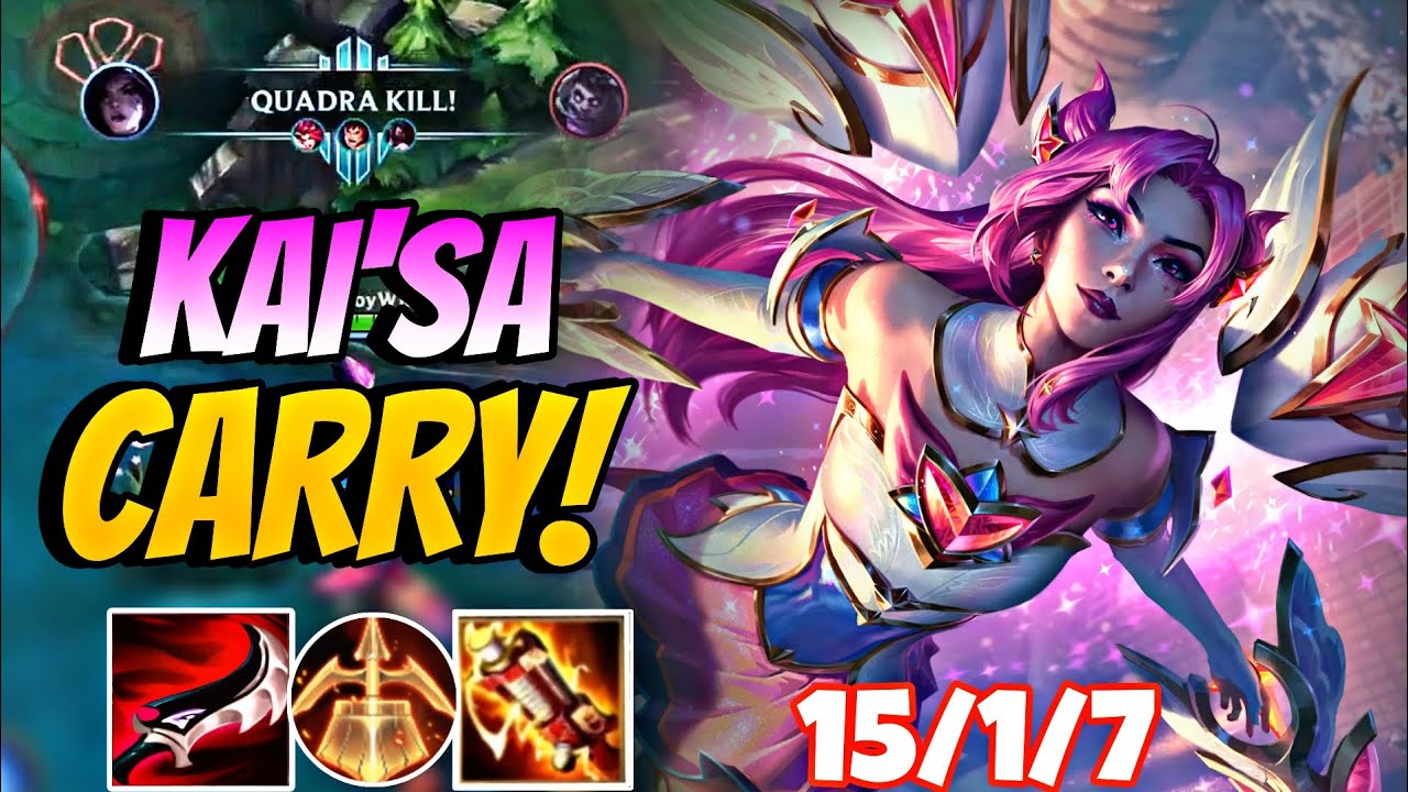 WILD RIFT ADC // THIS CHALLENGER KAI'SA BUILD IS TO GOOD GAMEPLAY!