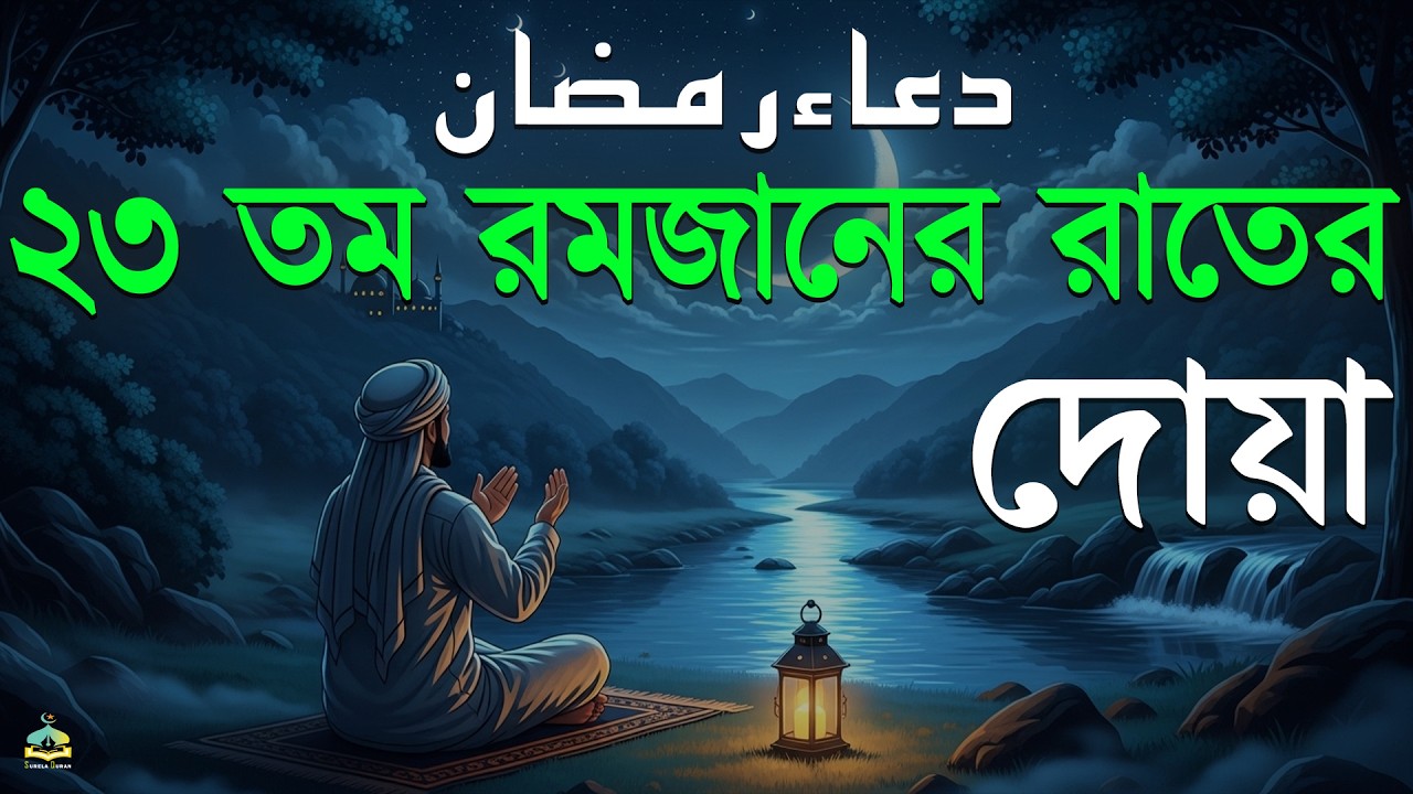 মাহে রমজানের ২৩ তম রাতের আমল | আবেগময় কন্ঠে রমজানের দোয়া | Dua For Ramadan 2026 | Alaa Aqel.