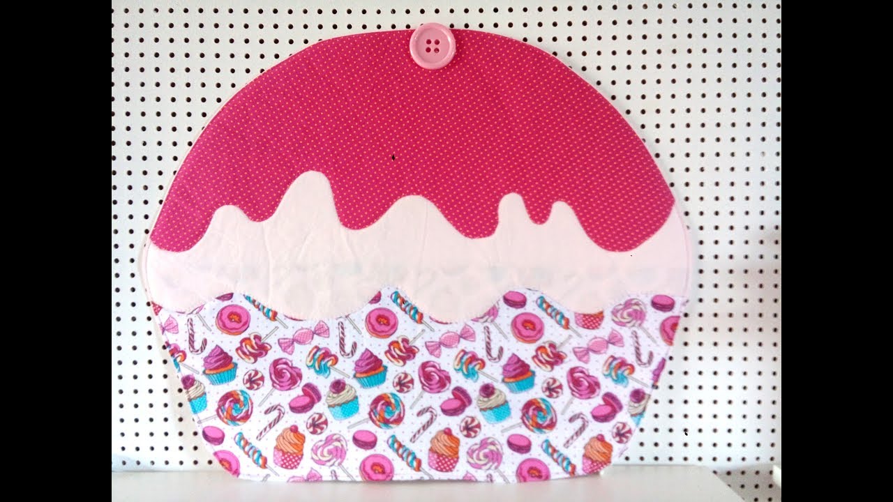 Passo a passo jogo americano de cupcake