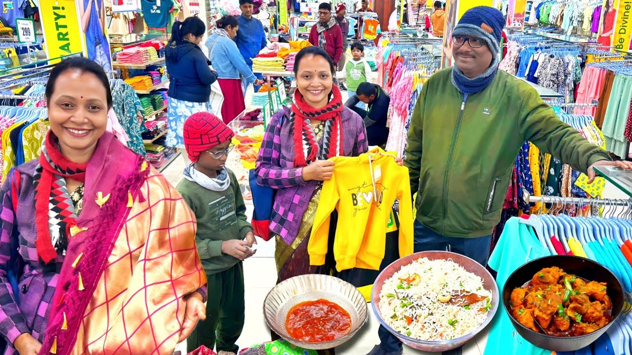 শপিং করলাম উইন্টার এন্ড সেলে ৭০% ছাড়ে, অনেক শাড়িও কিনলাম । রান্না করলাম ফ্রায়েড রাইস,চিকেন কষা
