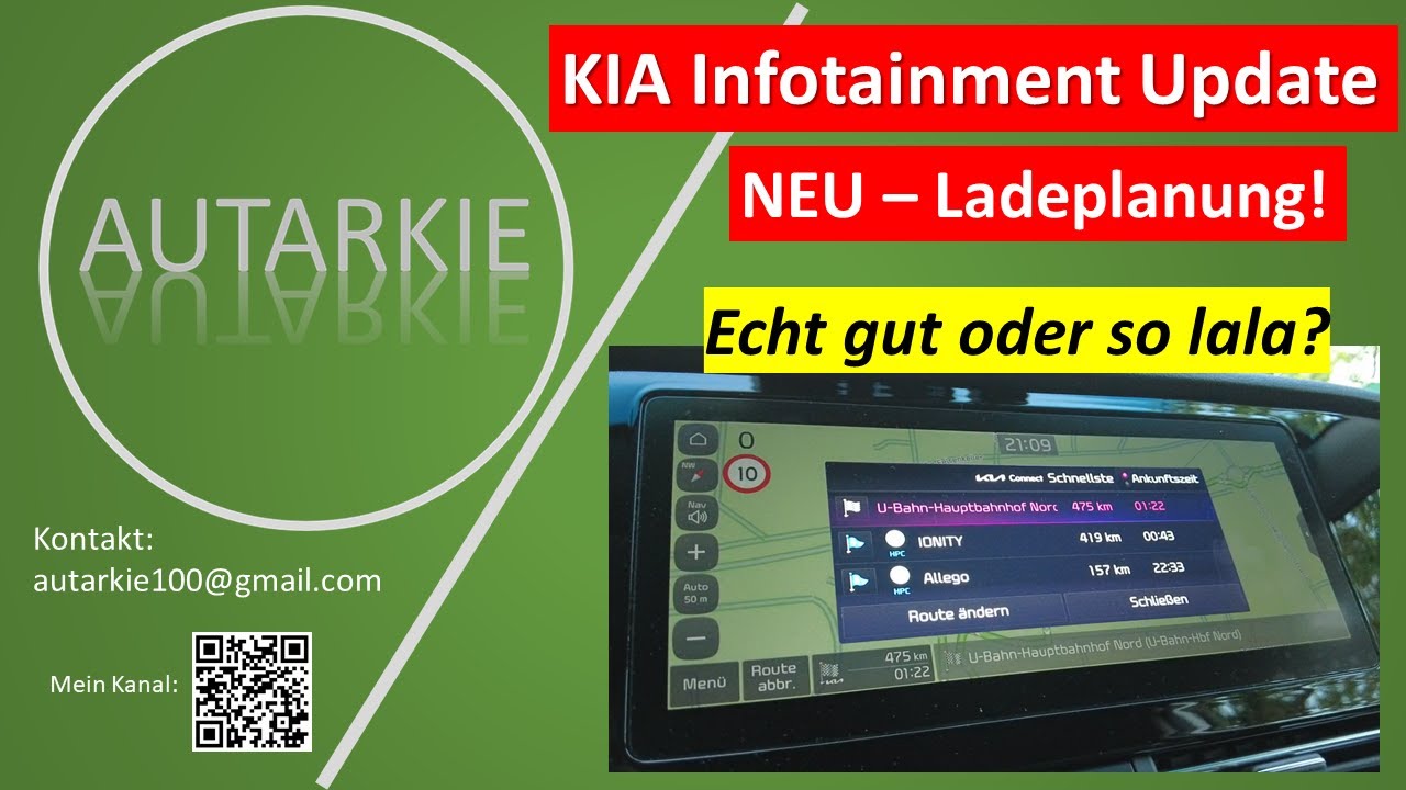 Kia Ladeplanung nach Infotainment Update. Wirklich gut oder eher so lala? - Autarkie - Folge 257