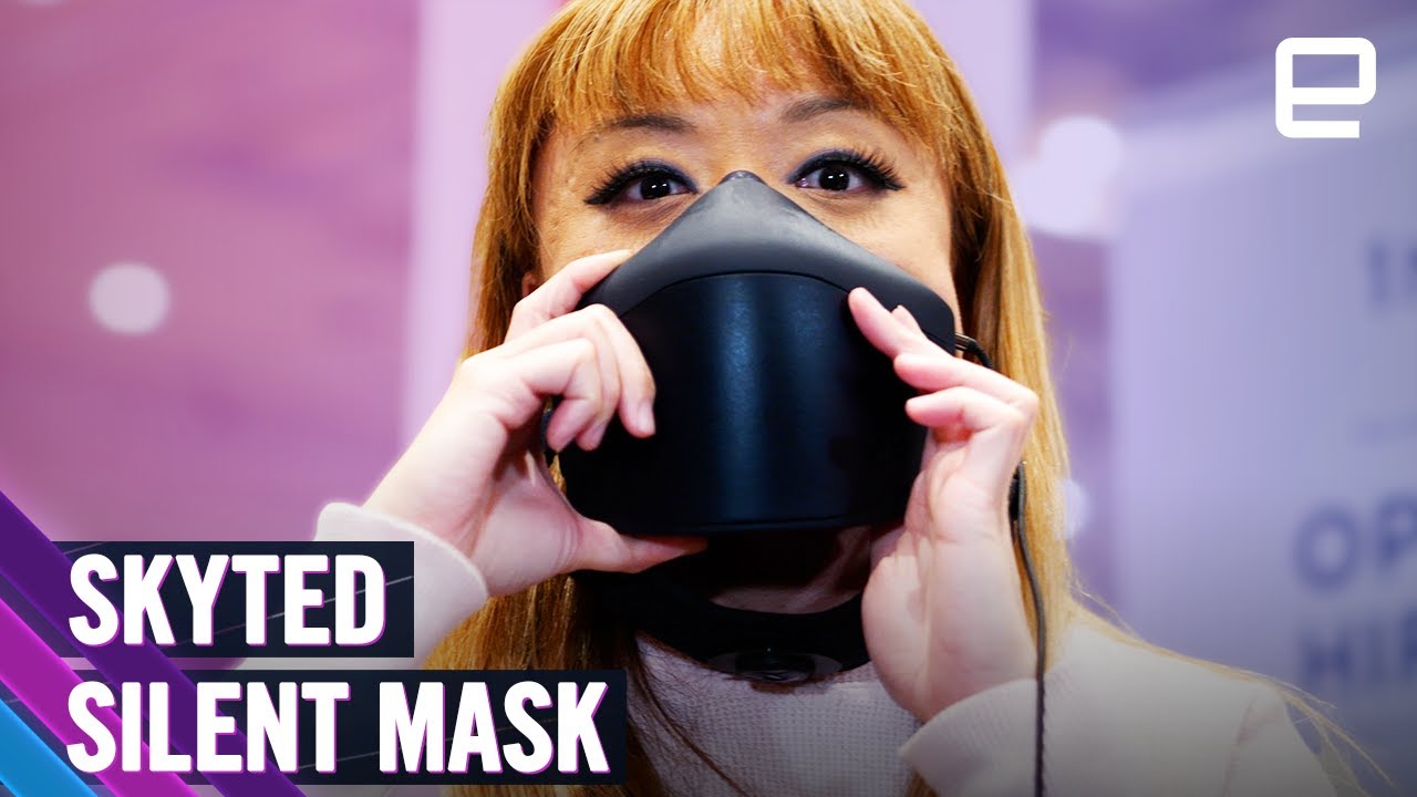 Skyted silent mask hands-on at CES 2024: Now you can gossip freely in public
