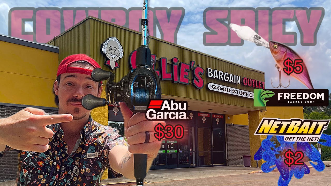 Fishing with Discount Gear from Ollie's Bargain Outlet