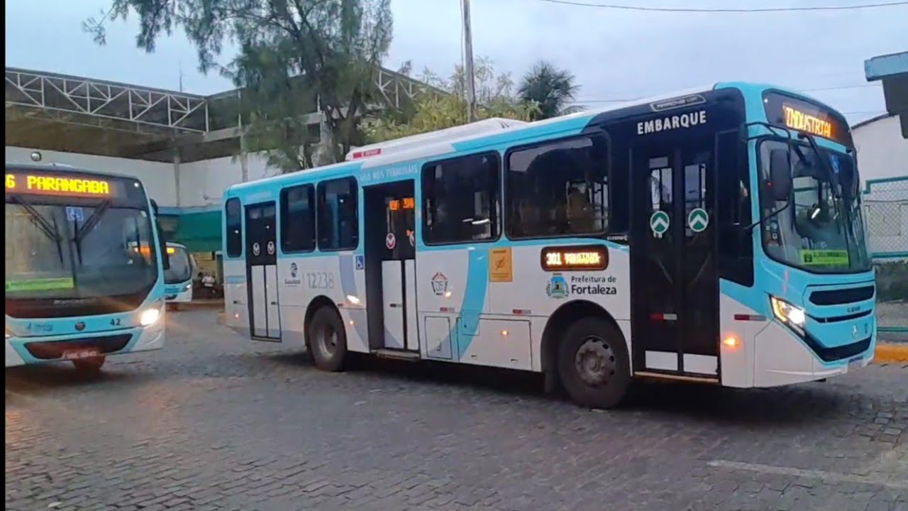 Terminal da Parangaba Movimentação dos Ônibus #Busmaniaco