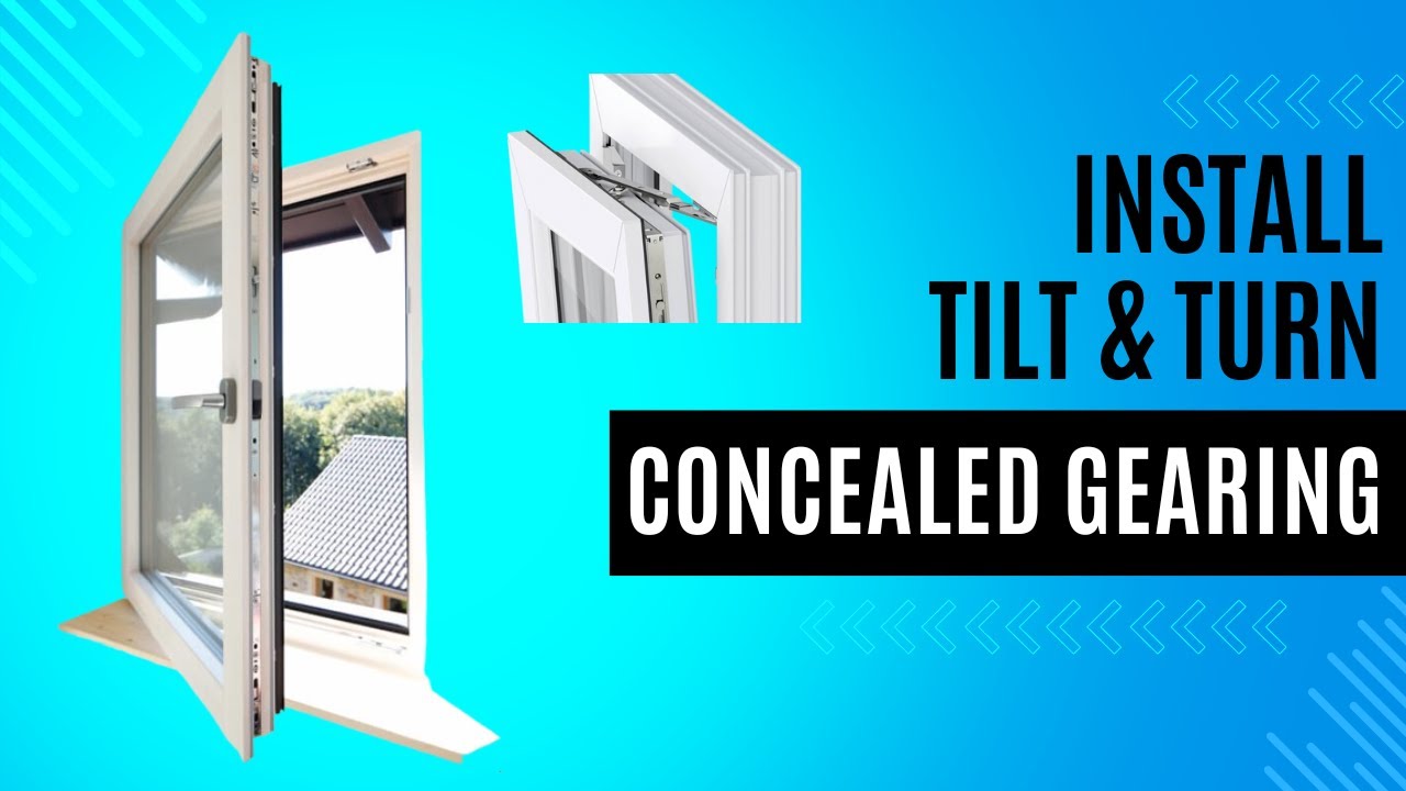 Installing Concealed Tilt & Turn Gearing on uPVC Windows | Siegenia Titan AF Tutorial