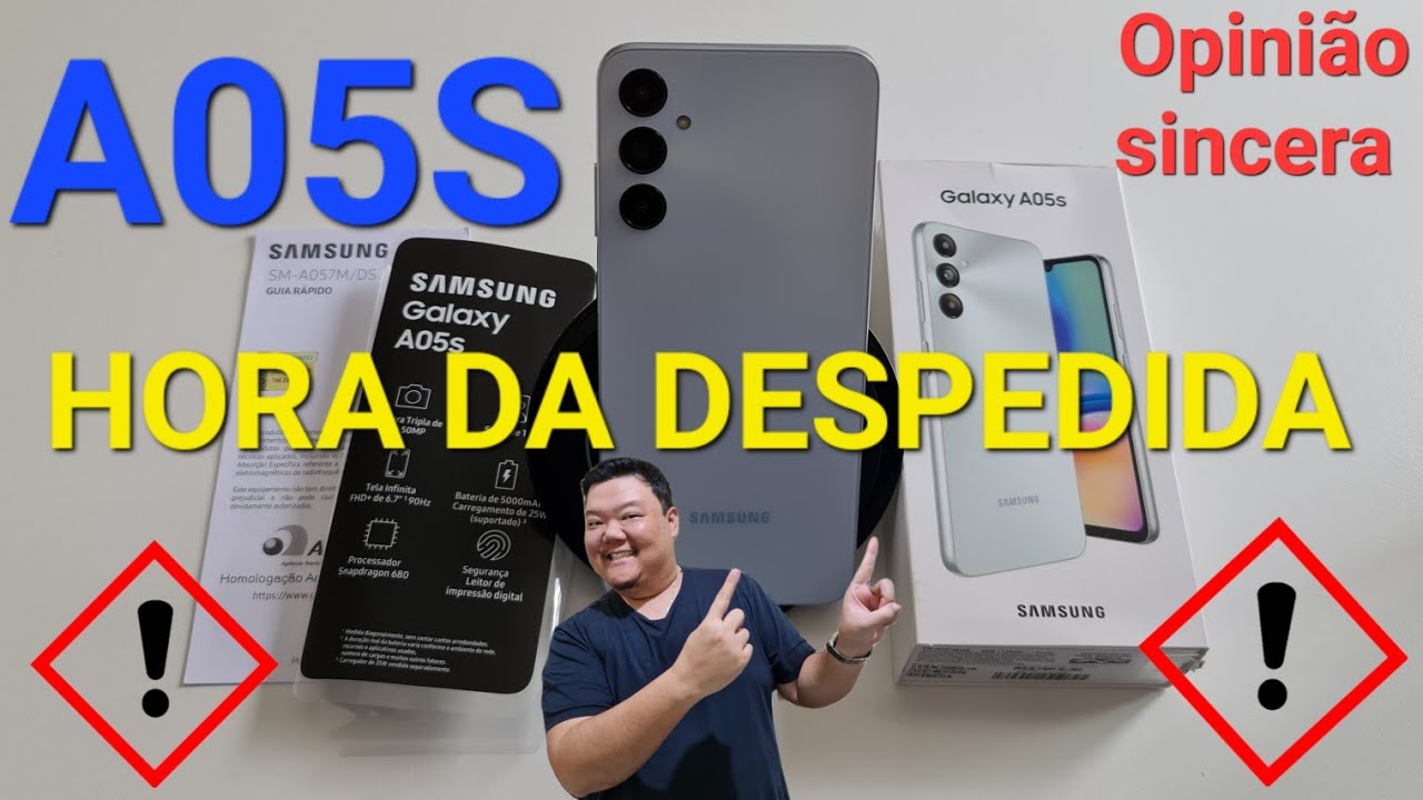 HORA DE DIZER ADEUS PRO GALAXY A05s Após 9 Meses no Canal... VALEU A PENA? (Opinião Sincera)