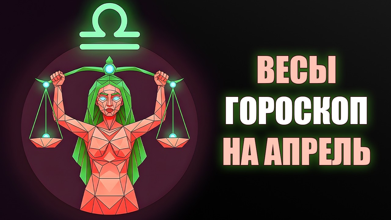 ВЕСЫ ♎️ Космос ставит ультиматум вашим отношениям! Что делать в апреле? Гороскоп