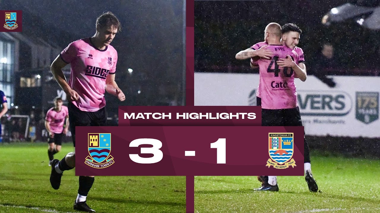 BIG Cup Win Over Superior Opposition! | Farnham Town vs Kingstonian | Full Match Highlights