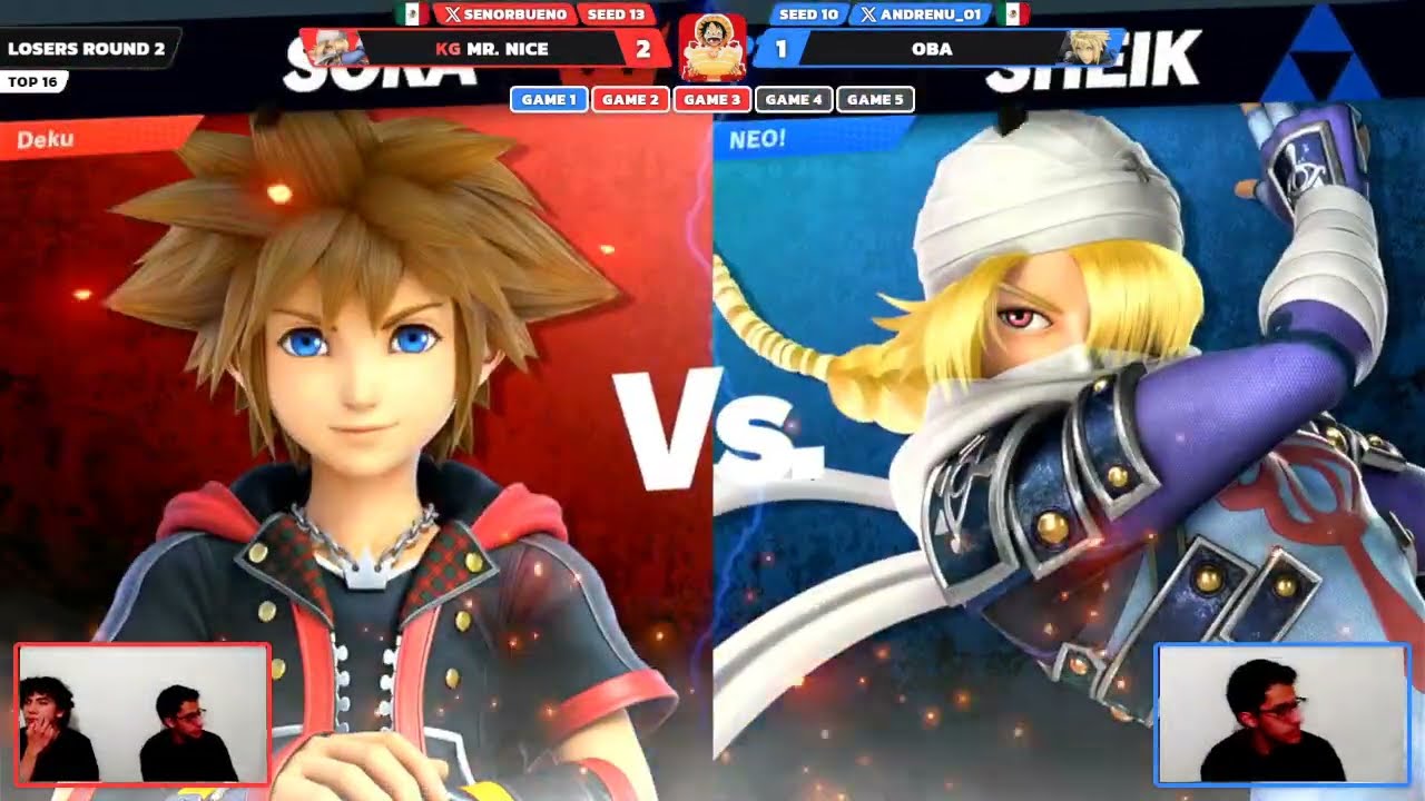 Mr. Nice (Sheik) vs Oba (Cloud/Sora) - RockoPosada / L. Top 16