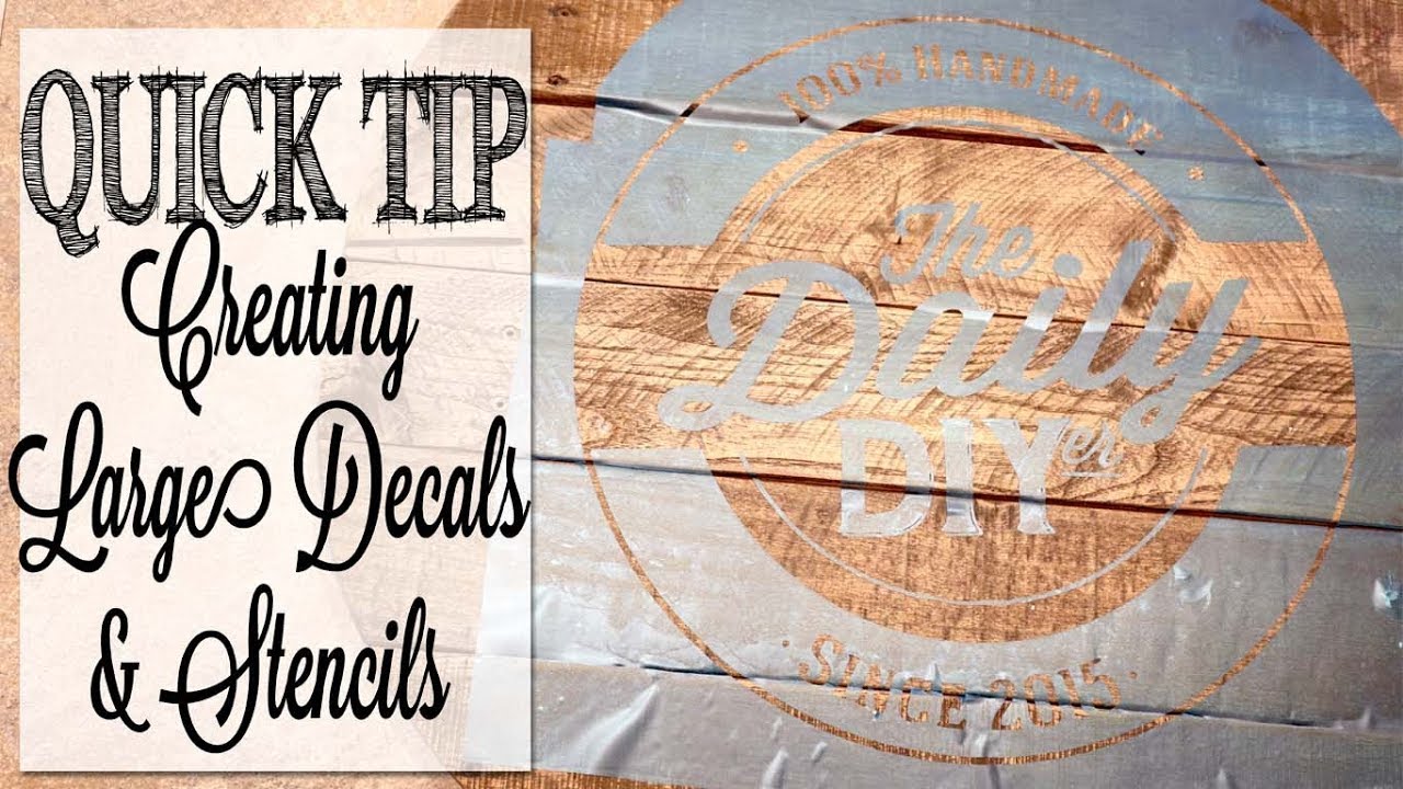 Creating Large Stencils and Decals 12