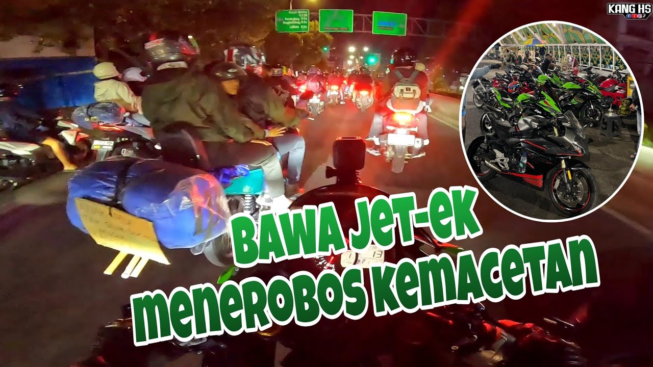 MENEROBOS KEMACETAN PEMUDIK PAKE ZX25R KENALPOT BARBAR‼️