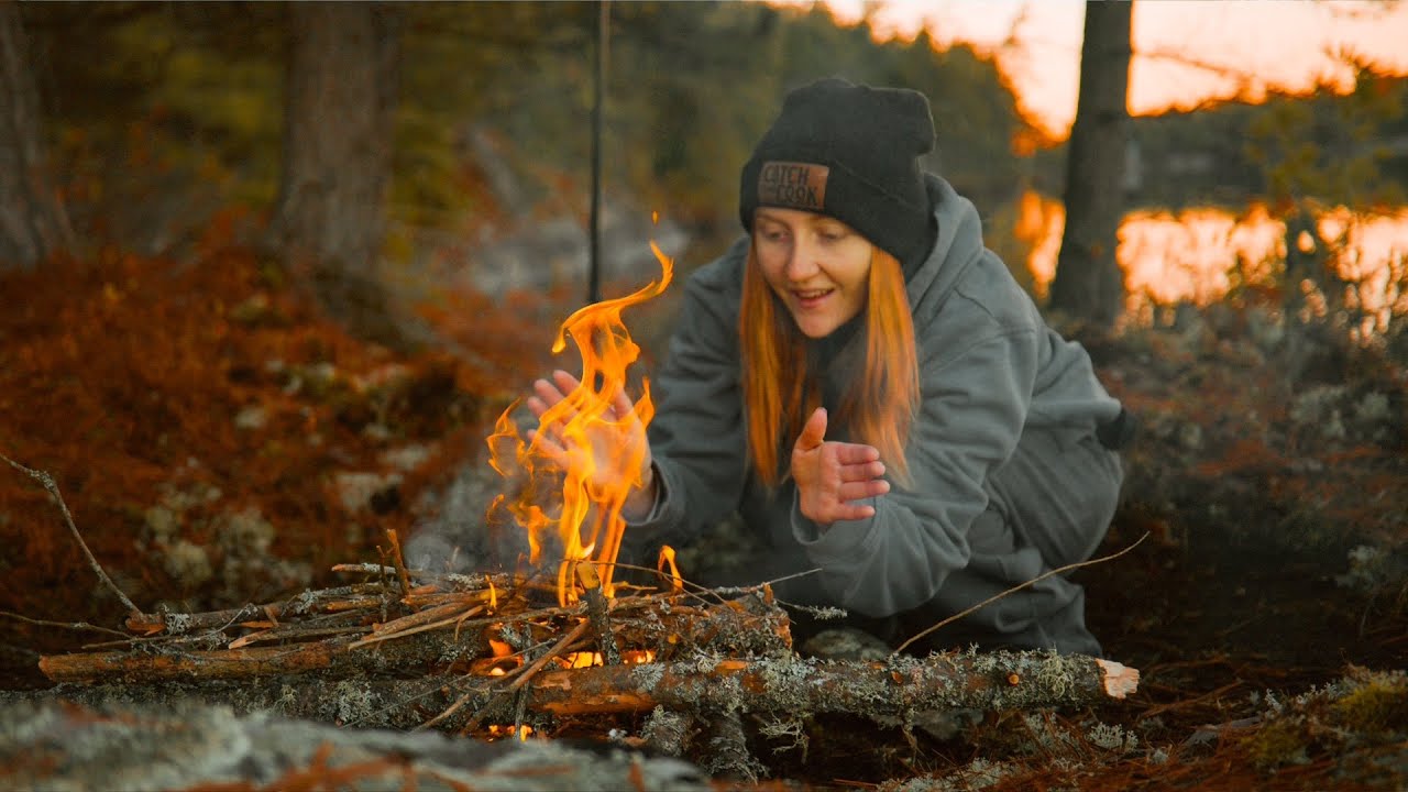 Remote Island Camping + Smallmouth Bass Catch & Cook (Ontario Wilderness Adventure)