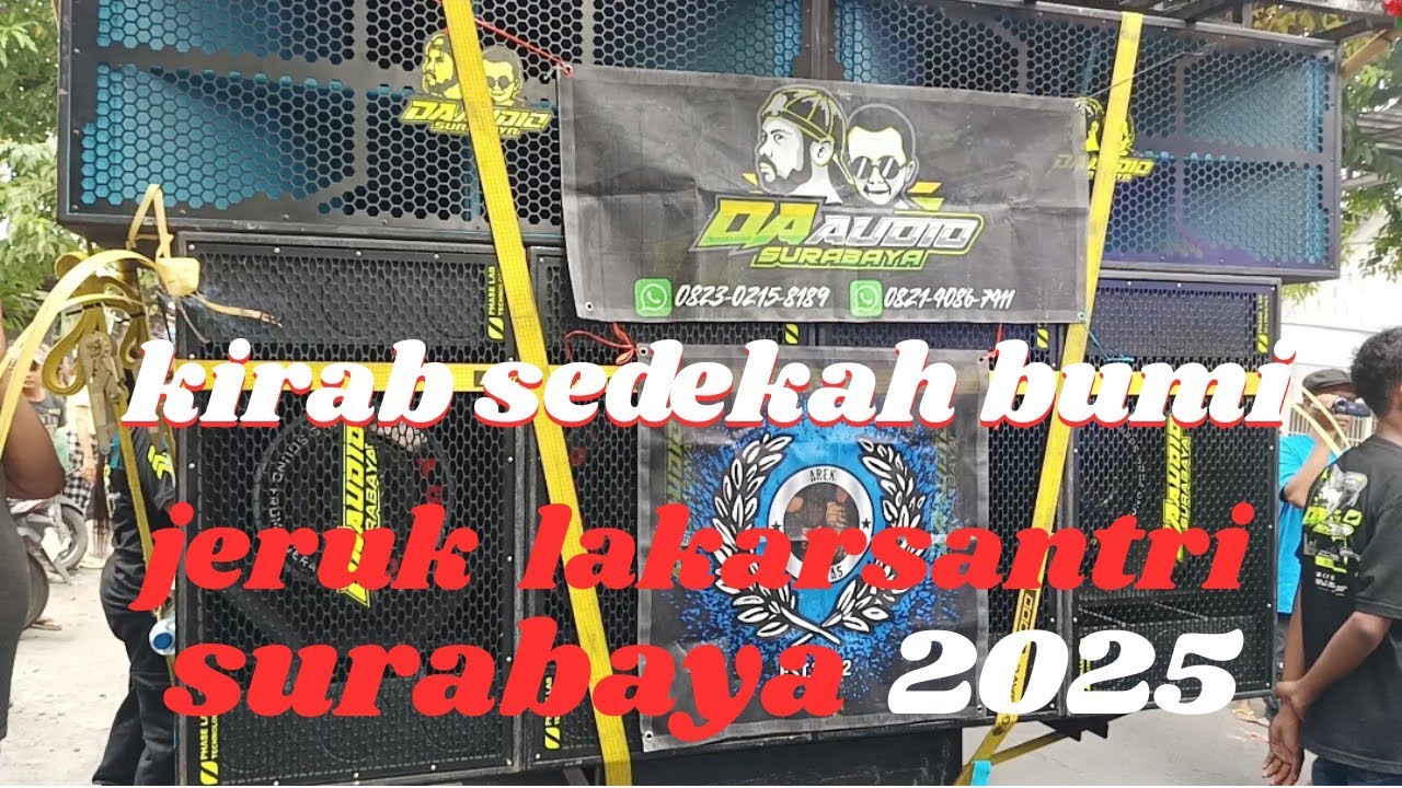 🛑kirab sedekah bumi jeruk lakarsantri surabaya 2025🔥