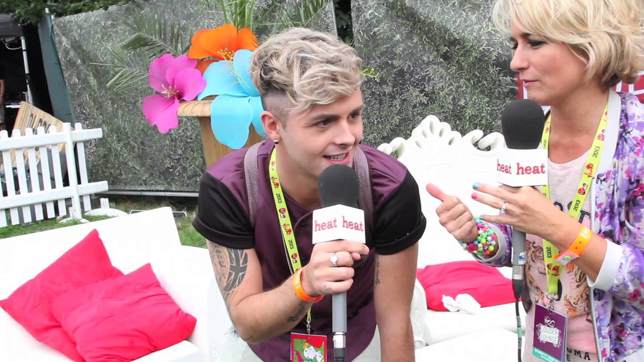 Union J play the squat challenge at V Festival Louder Lounge