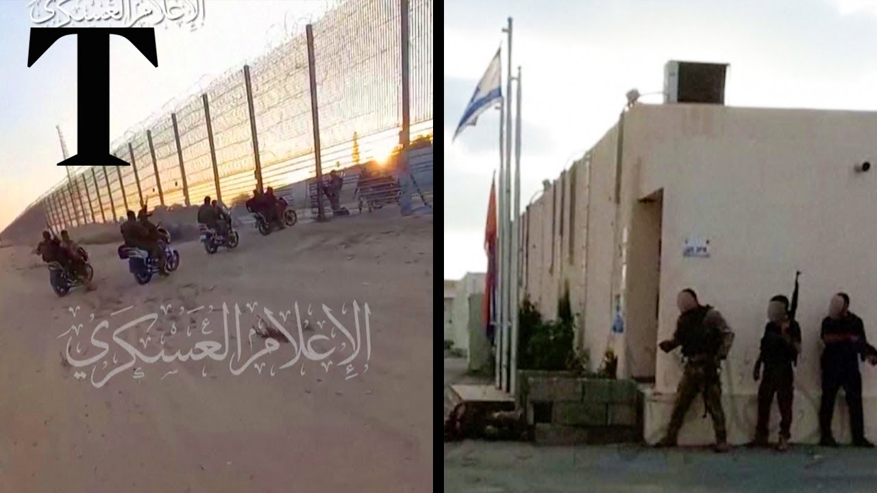 Hamas releases dramatic footage claiming to show dawn raid on Israeli compound