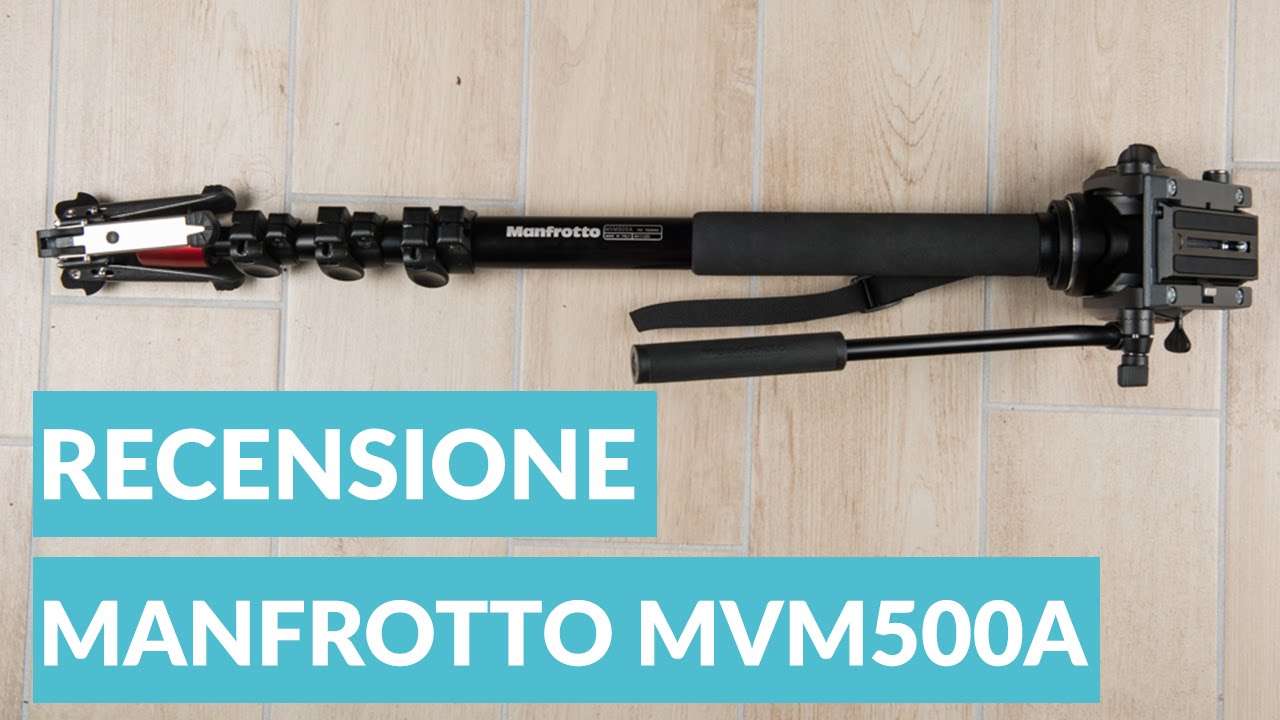 Monopiede Manfrotto MVM500A ITA recensione • Ridble