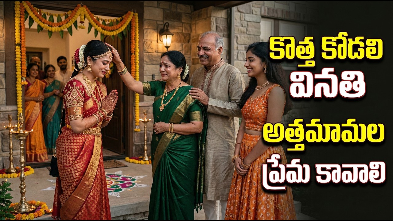 కొత్త కోడలి వినతి 😢 | అత్తమామల ప్రేమ కావాలి | Emotional Family Song Telugu | Kotha Kodalu Song