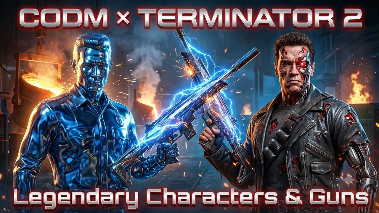 CODM x Terminator 2 Collaboration is INSANE! Legendary Characters & Guns