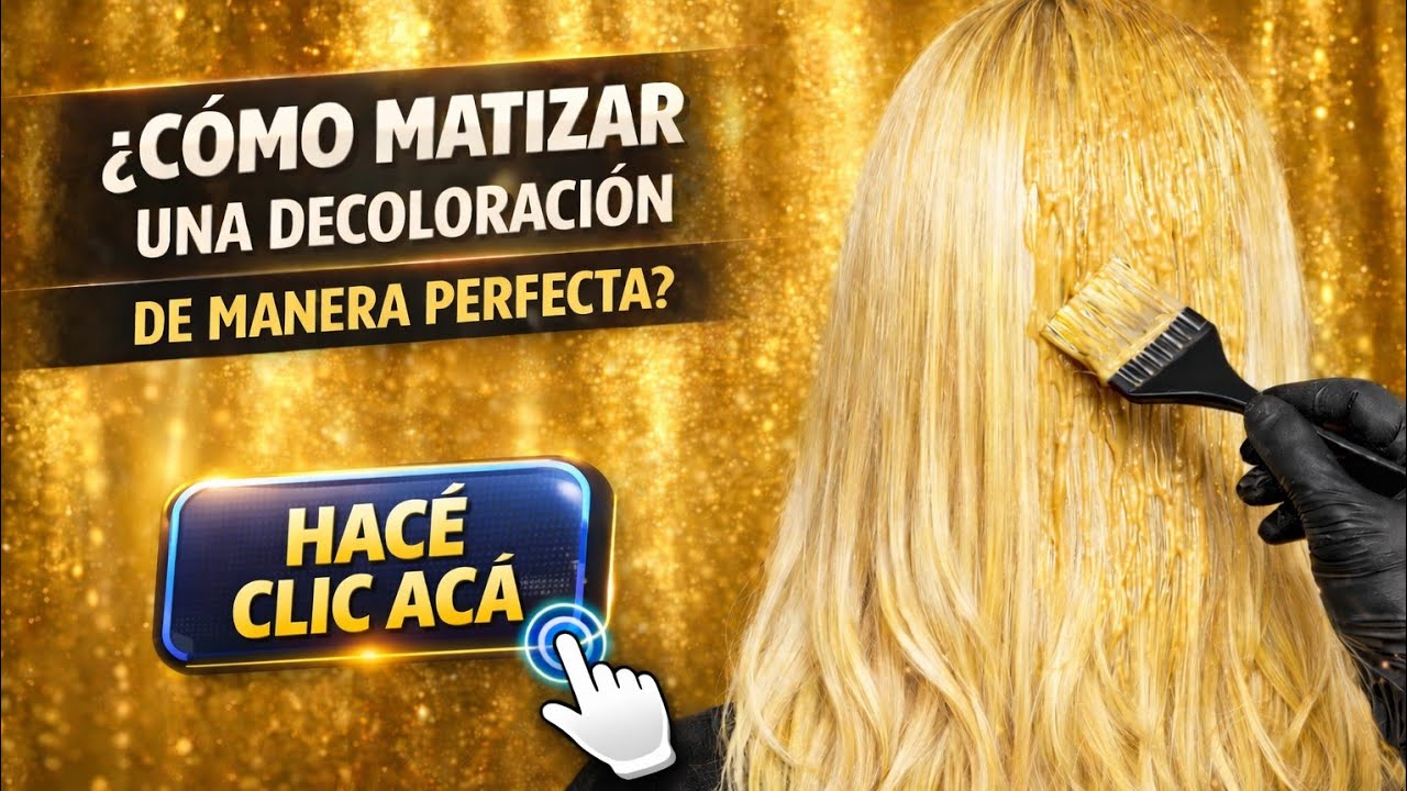 Como MATIZAR una DECOLORACIÓN correctamente