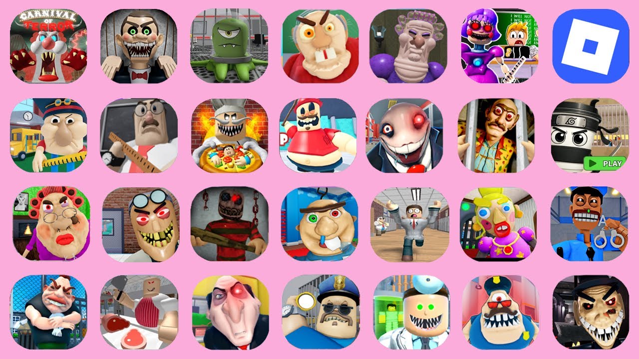 Roblox, Escape The Carnival of Terror Obby!, Mr Funny's ToyShop!, The Alien Obby!, EVIL GRANDPA!