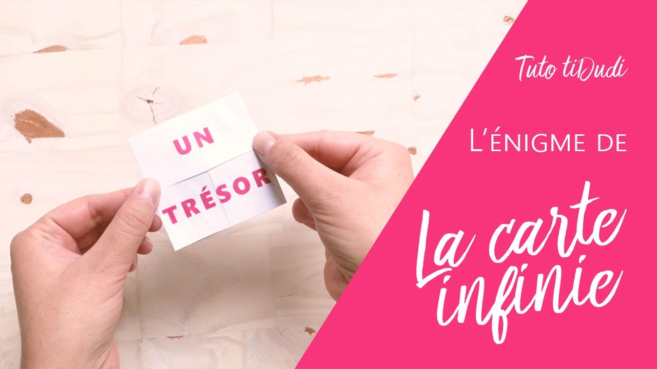 La Carte Infinie : une idée d'énigme pour un escape game pour enfants
