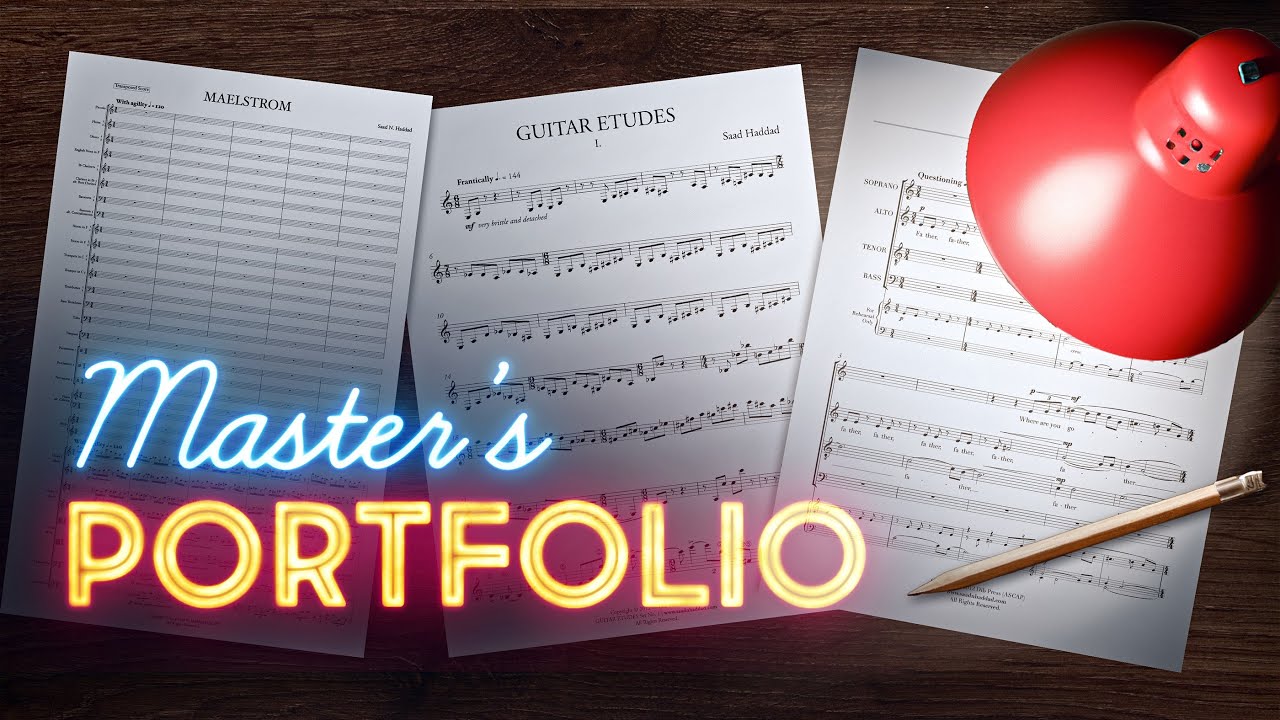 REVEALING My Music Composition Portfolio (that got me into Juilliard, Rice, & NEC for my master's)