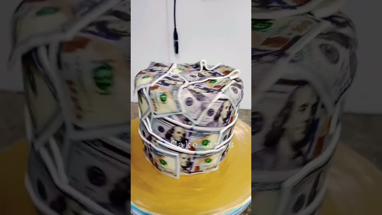 cake arts Dollar Cake#cakedecorating #youtubeshorts #viral #tasty
